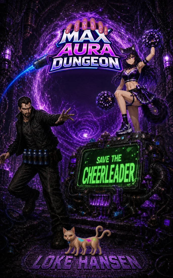 Official cover for Max Aura Dungeon book 1
